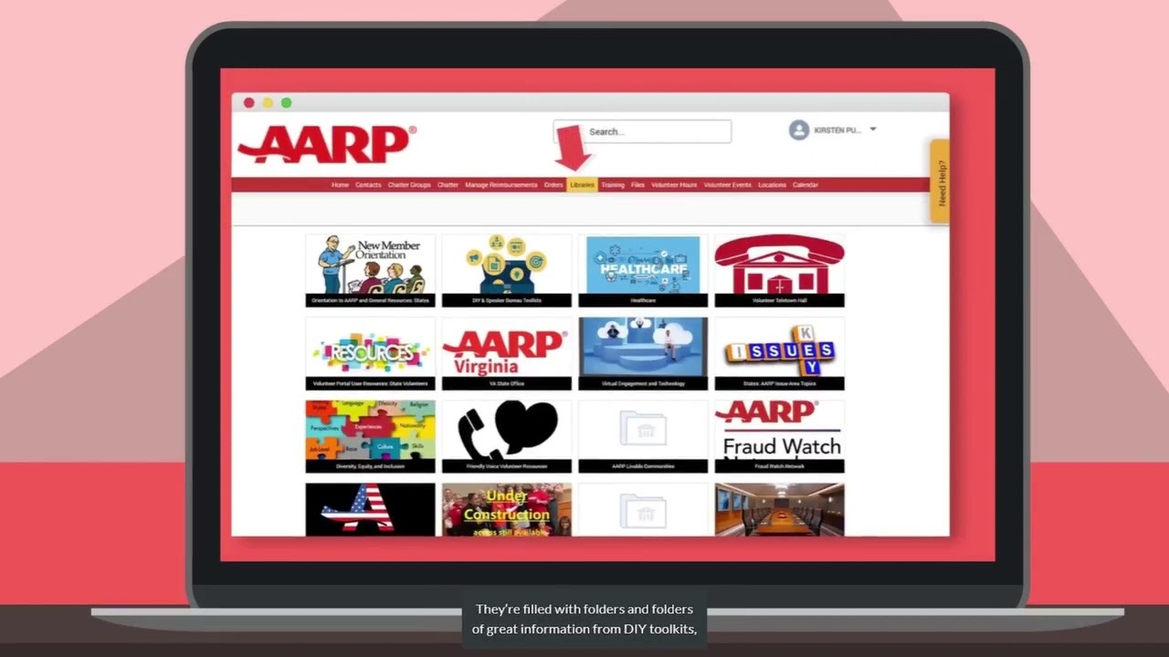 aarp volunteer portal login