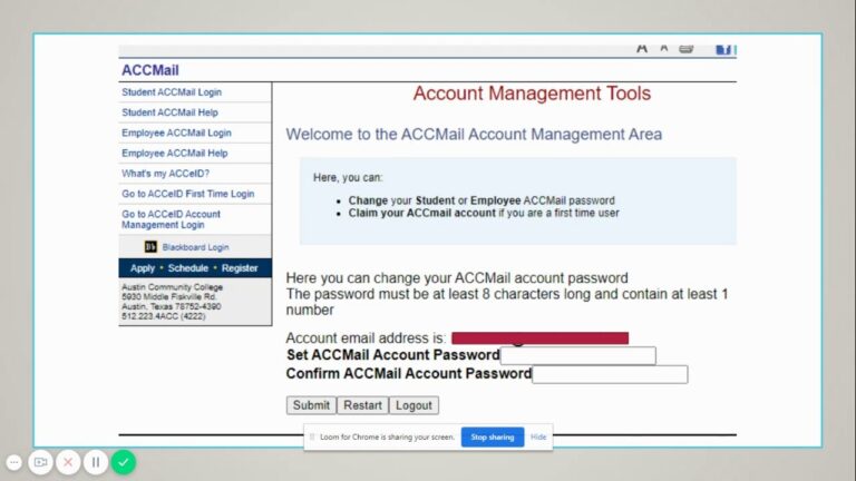 ACC Email Activation YouTube
