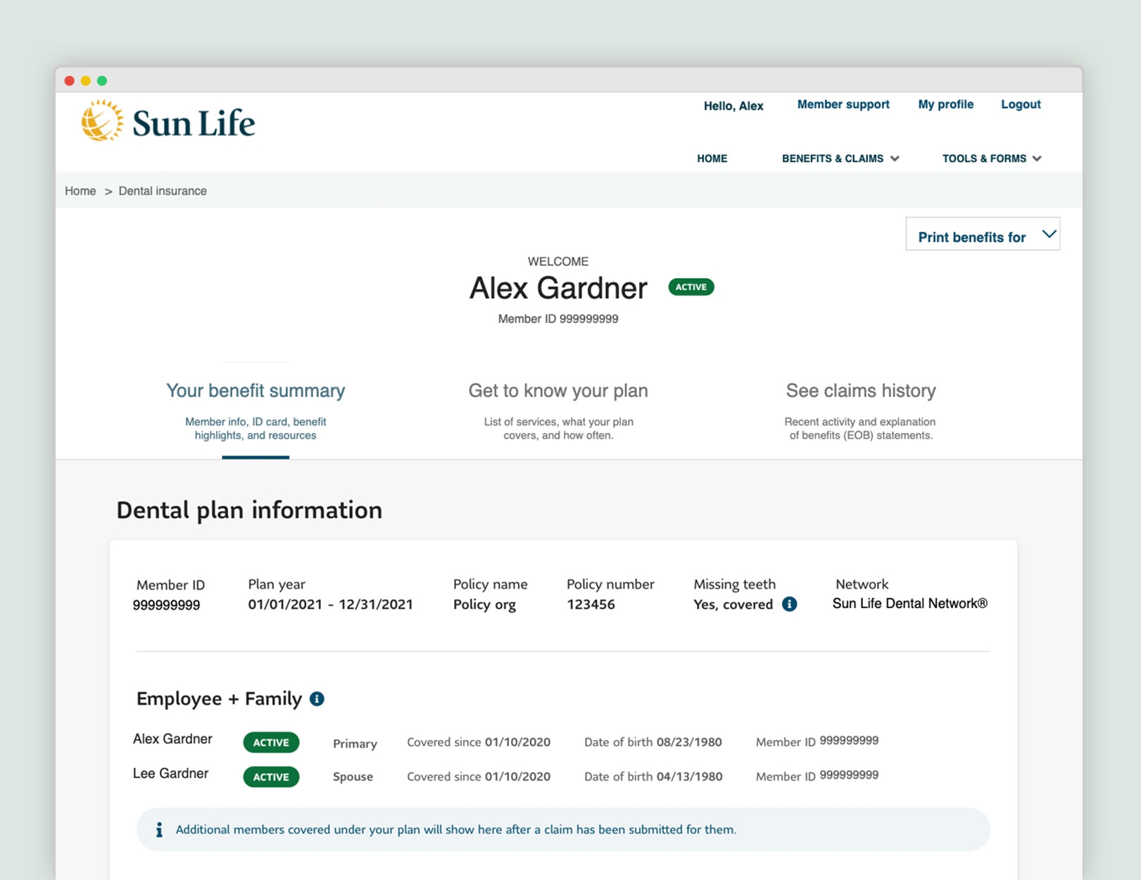 Access And Manage Benefits And Claims Sun Life