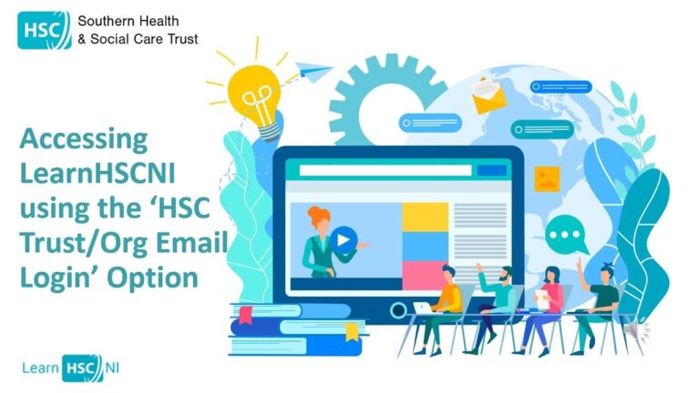 Accessing LearnHSCNI Using The HSC TrustOrg Email Login Option YouTube