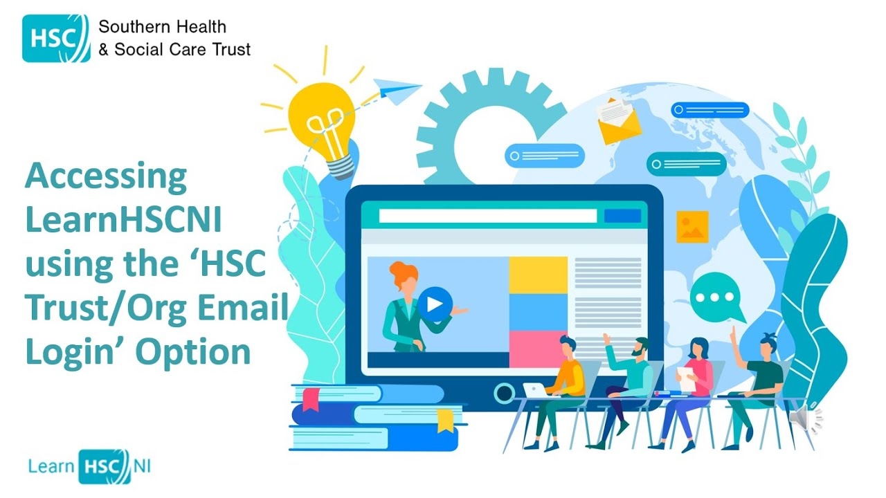 Accessing LearnHSCNI Using The HSC TrustOrg Email Login Option YouTube