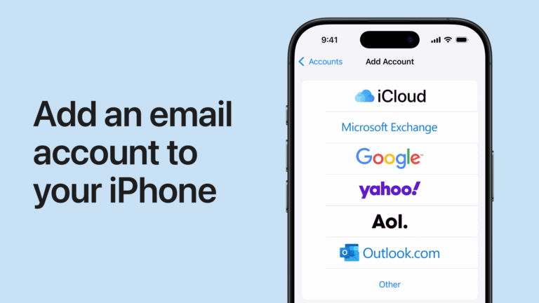 Add An Email Account To Your IPhone Or IPad Apple Support