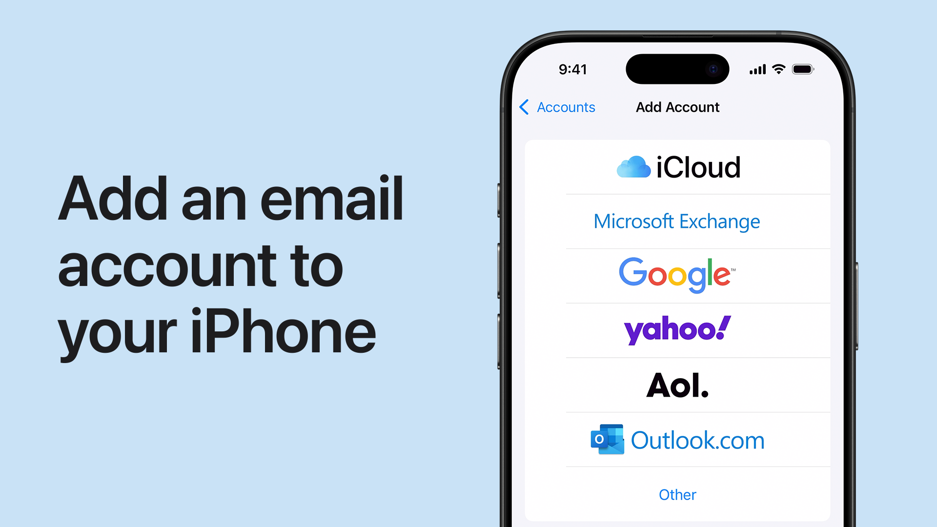Add An Email Account To Your IPhone Or IPad Apple Support