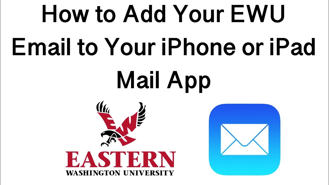 Adding Your EWU Email To Your Mail App YouTube