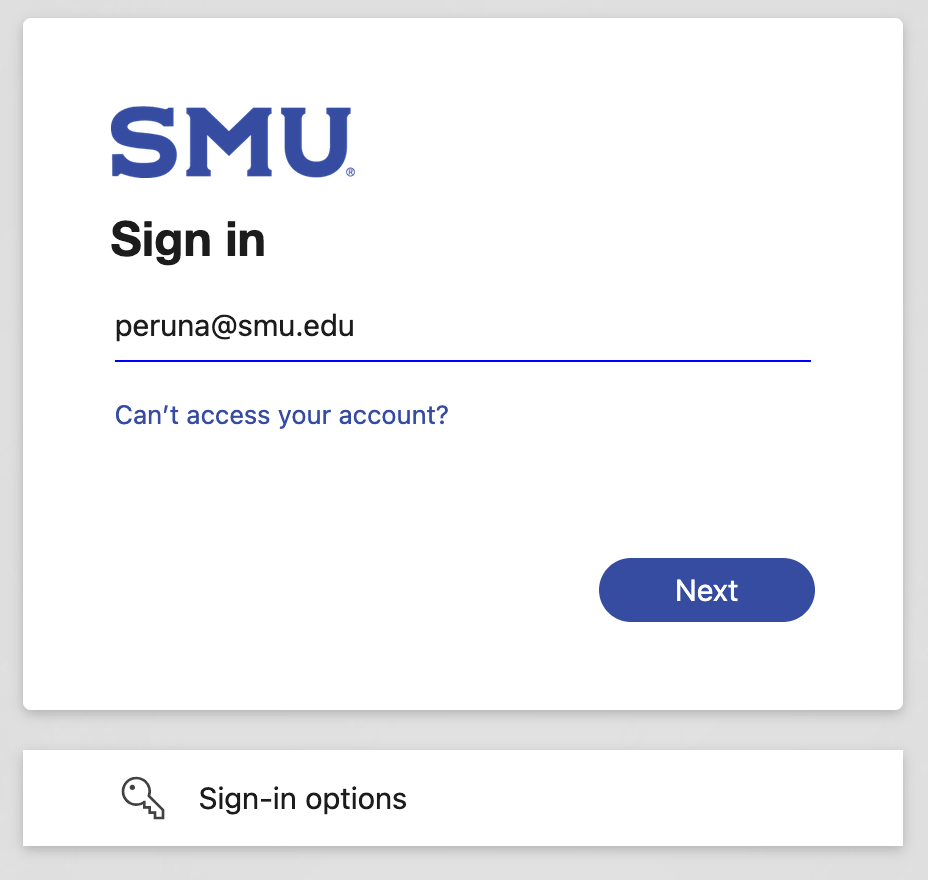 smu email login