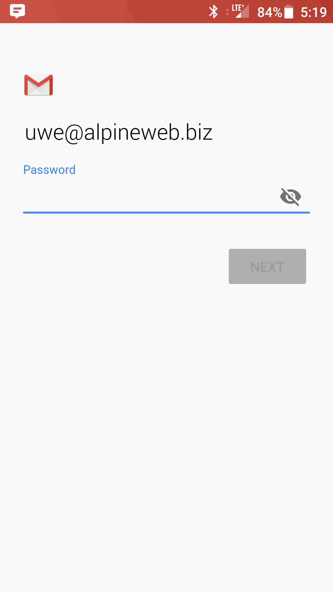 htc email login