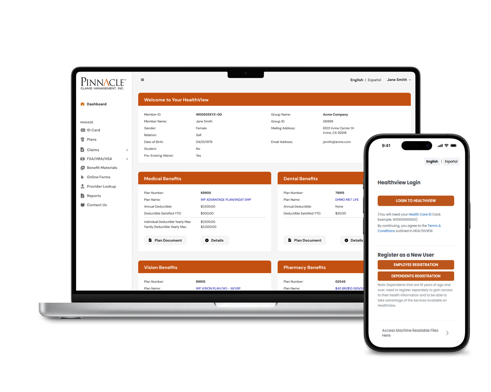Announcing Healthview Refreshed Simply A Better Experience Pinnacle Claims Management
