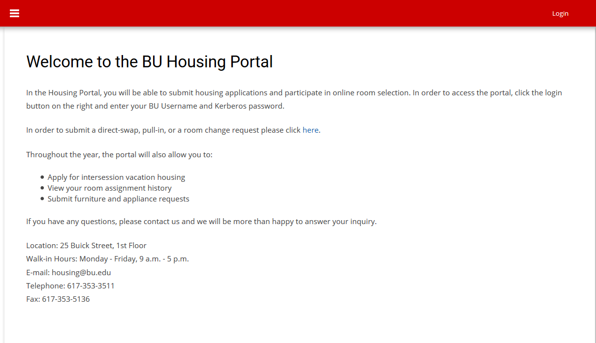 bu login portal