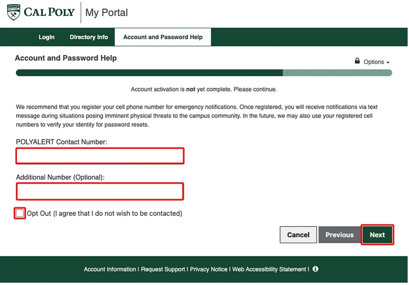 cal poly login portal