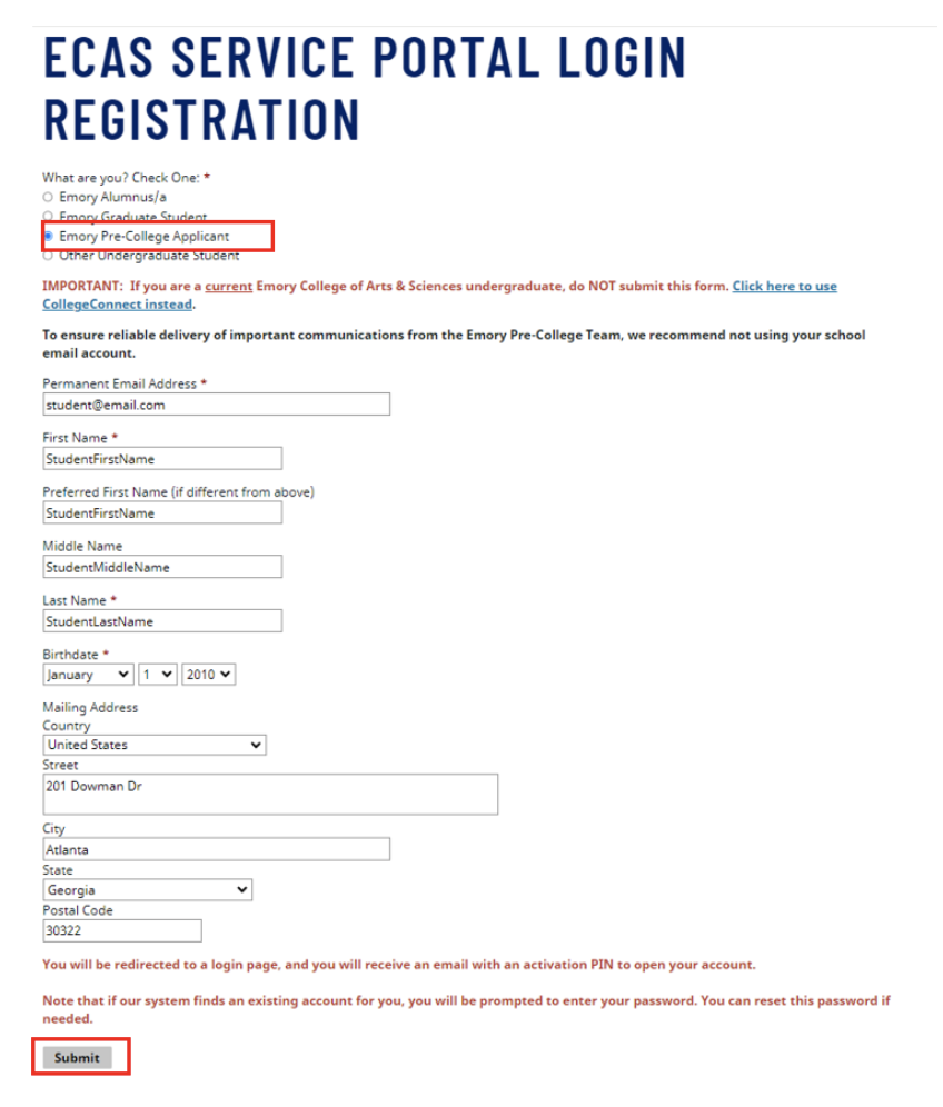 Application Login Help