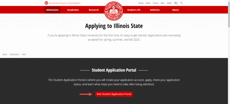 Applying For Admission To Illinois State University Help Illinois State