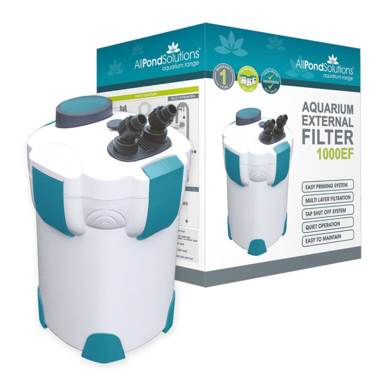 Aquarium Fish Tank External Filter 1000L H Free Media All Pond Solutions 1000EF 5060214400046 EBay