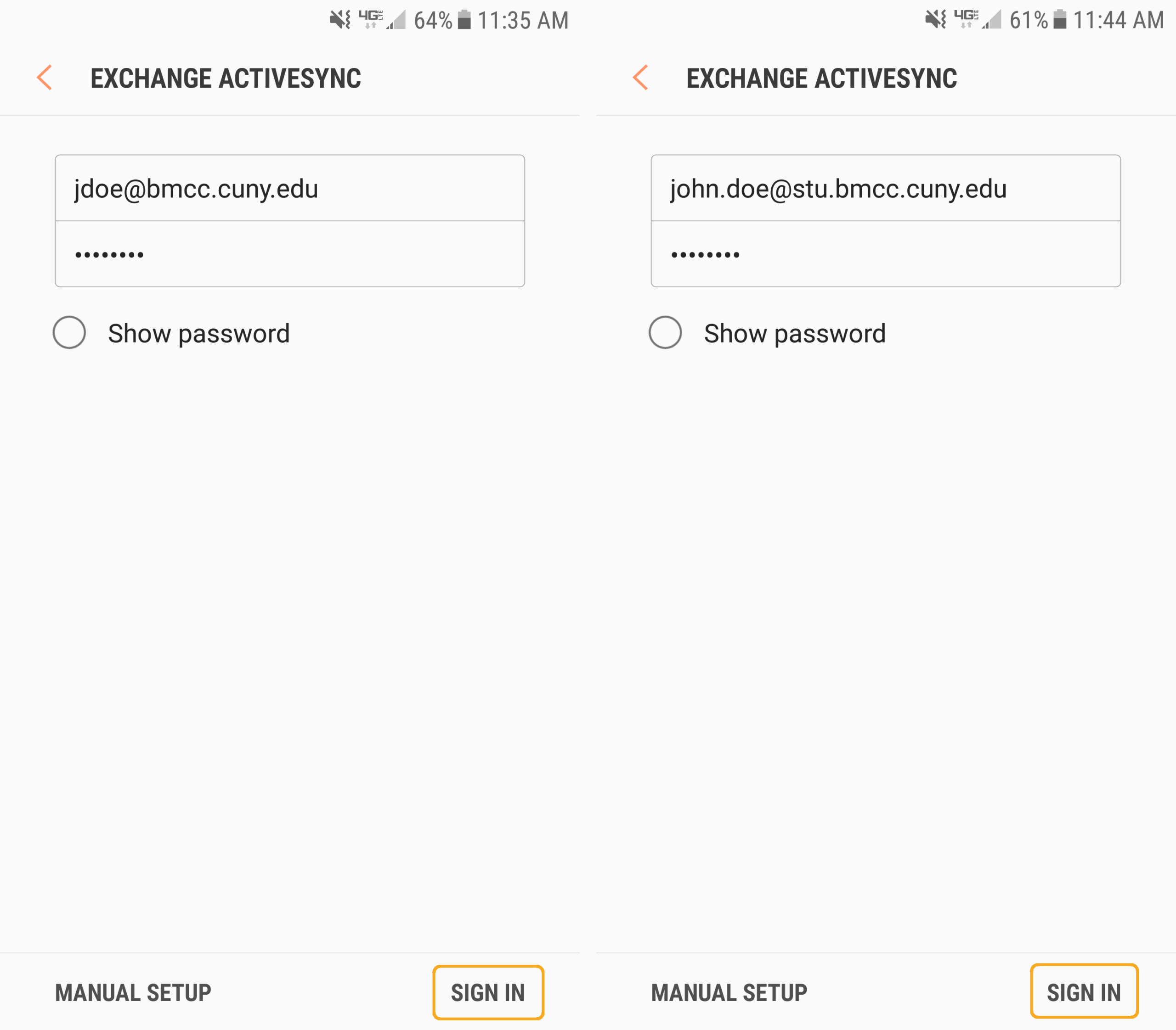 bmcc email login