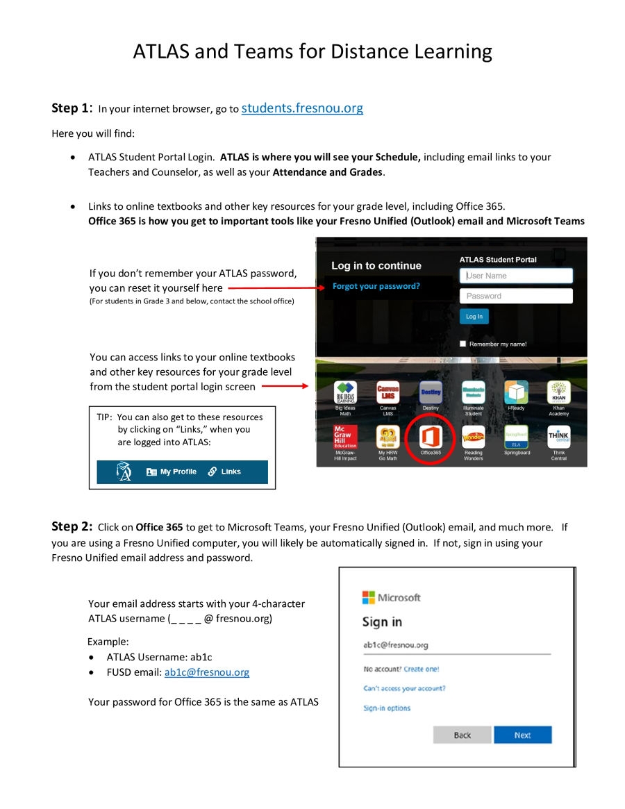 ATLAS Student Info ATLAS Student Info