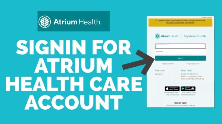 Atrium Health Login 2022 How To Sign In Atrium Health Care Portal Account Atriumhealth YouTube
