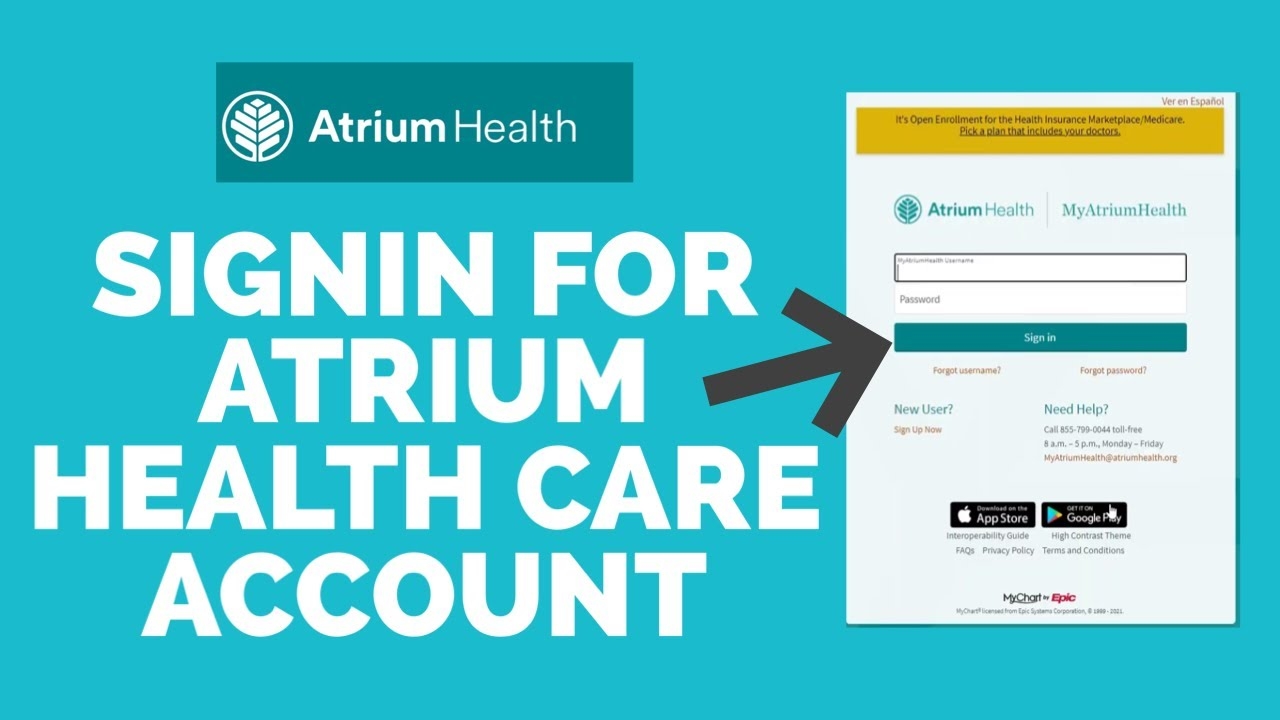 Atrium Health Login 2022 How To Sign In Atrium Health Care Portal Account Atriumhealth YouTube