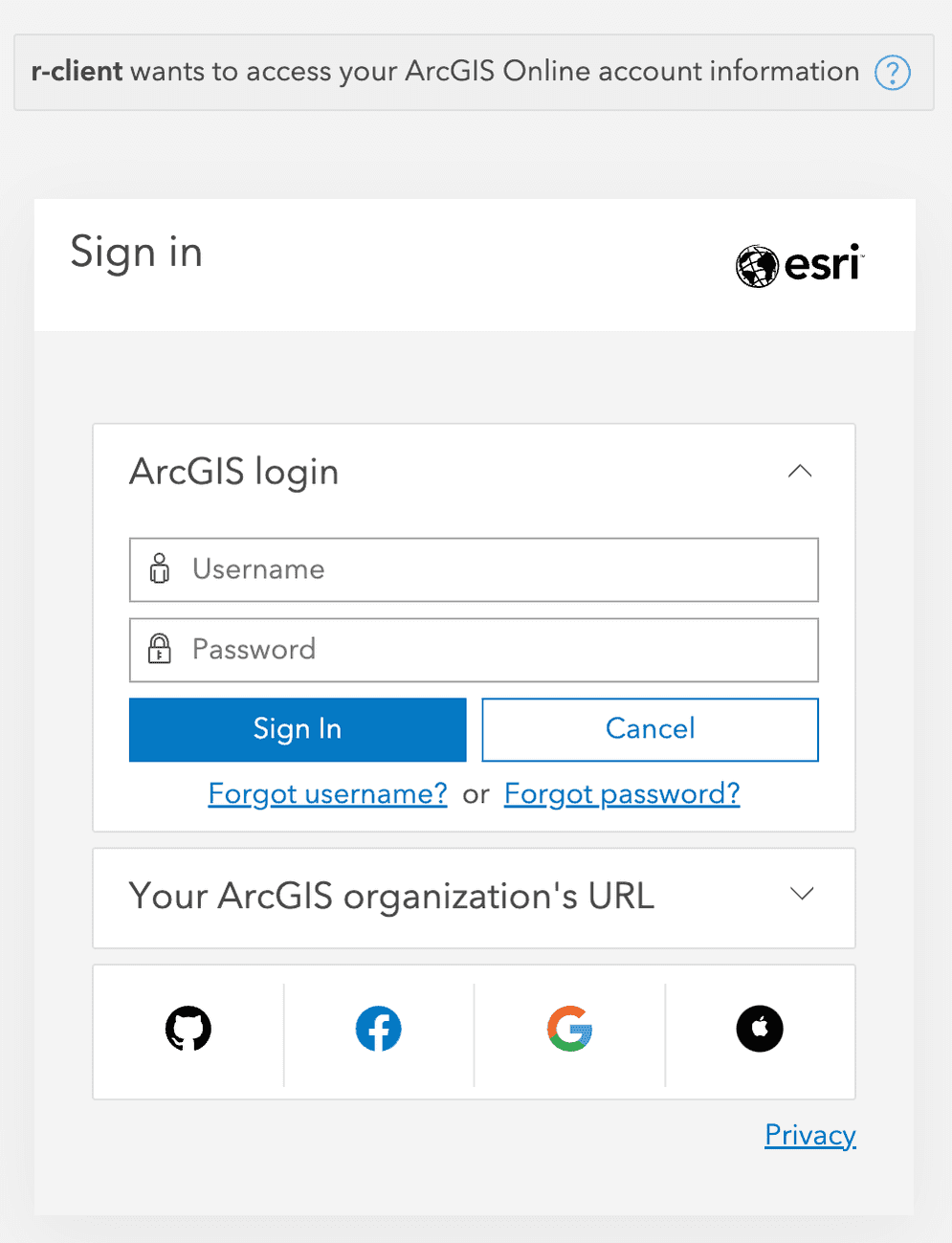 arc portal login