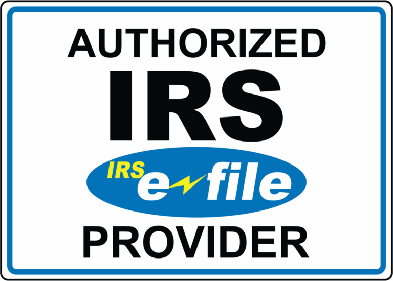AUTHORIZED E FILE PROVIDER BLACK AND BLUE Laminated Vinyl Decal Sticker Label EBay