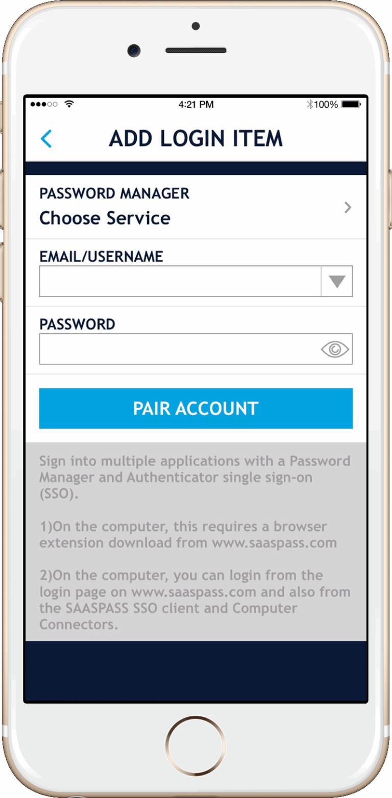 Availity Password Manager SSO Single Sign ON