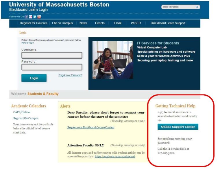 Blackboard What Is It And How To Access It College Of Management