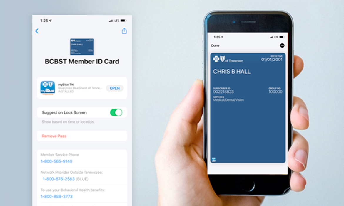 BlueCross Members Can Add Their Insurance Card To Apple Wallet BCBST News Center BlueCross Members Can Add Their Insurance Card To Apple Wallet BCBST News Center