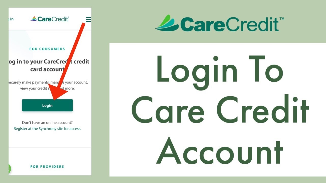 carecredit provider login