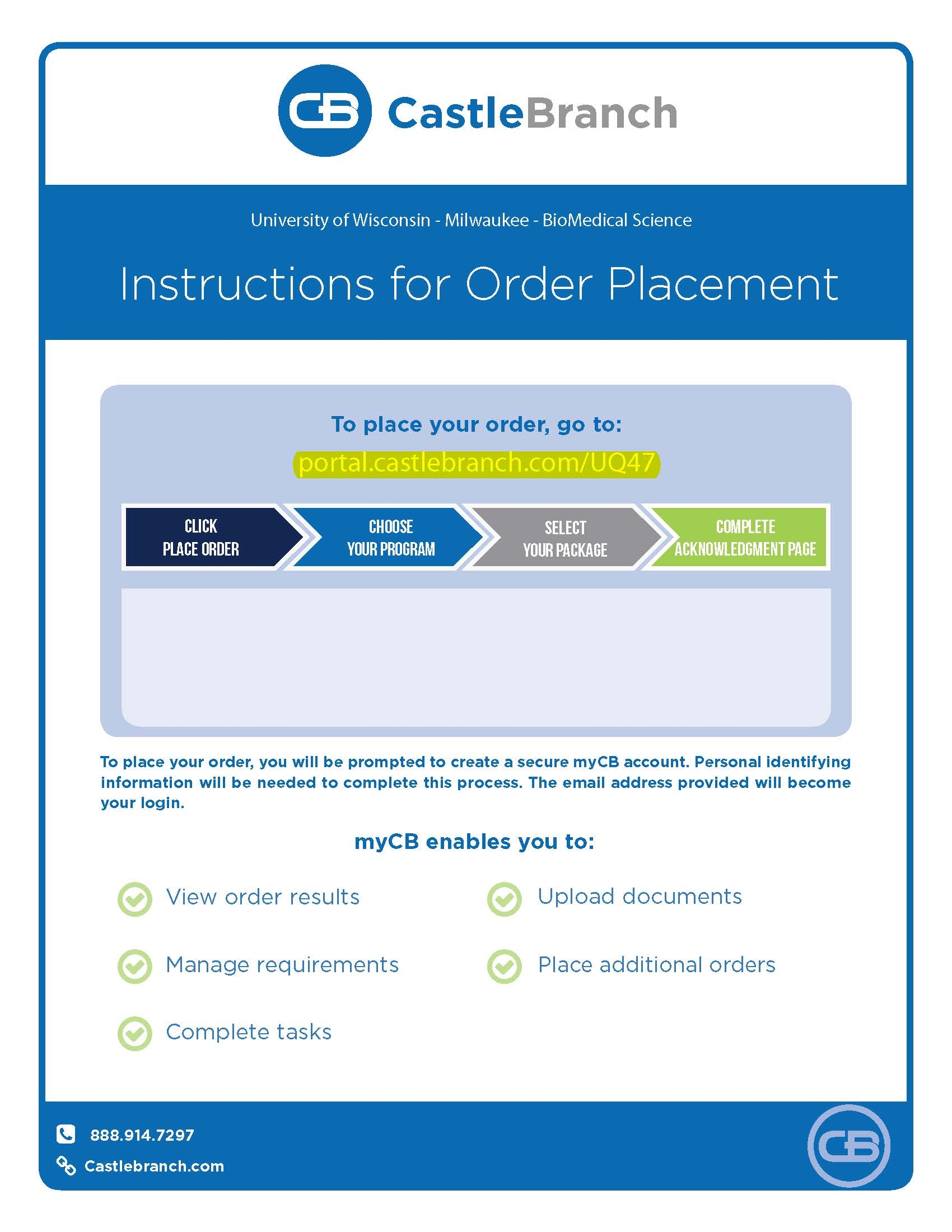 castlebranch student login
