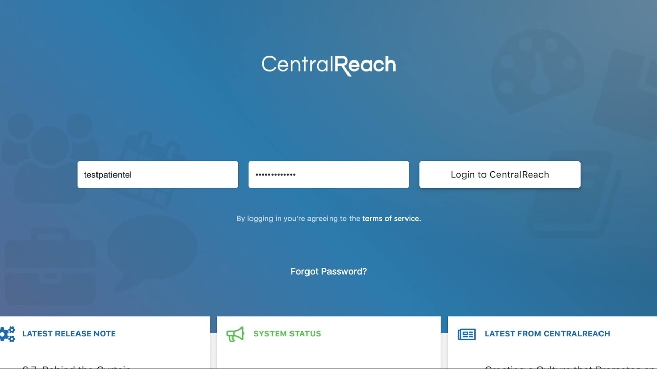 centralreach employee login