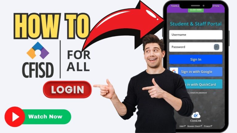 Cfisd Login How To Login Cfisd Student Staff Portal And Parent Portal YouTube