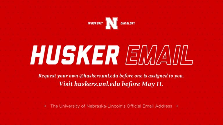 Choose Email Address By May 11 Announce University Of Nebraska Lincoln
