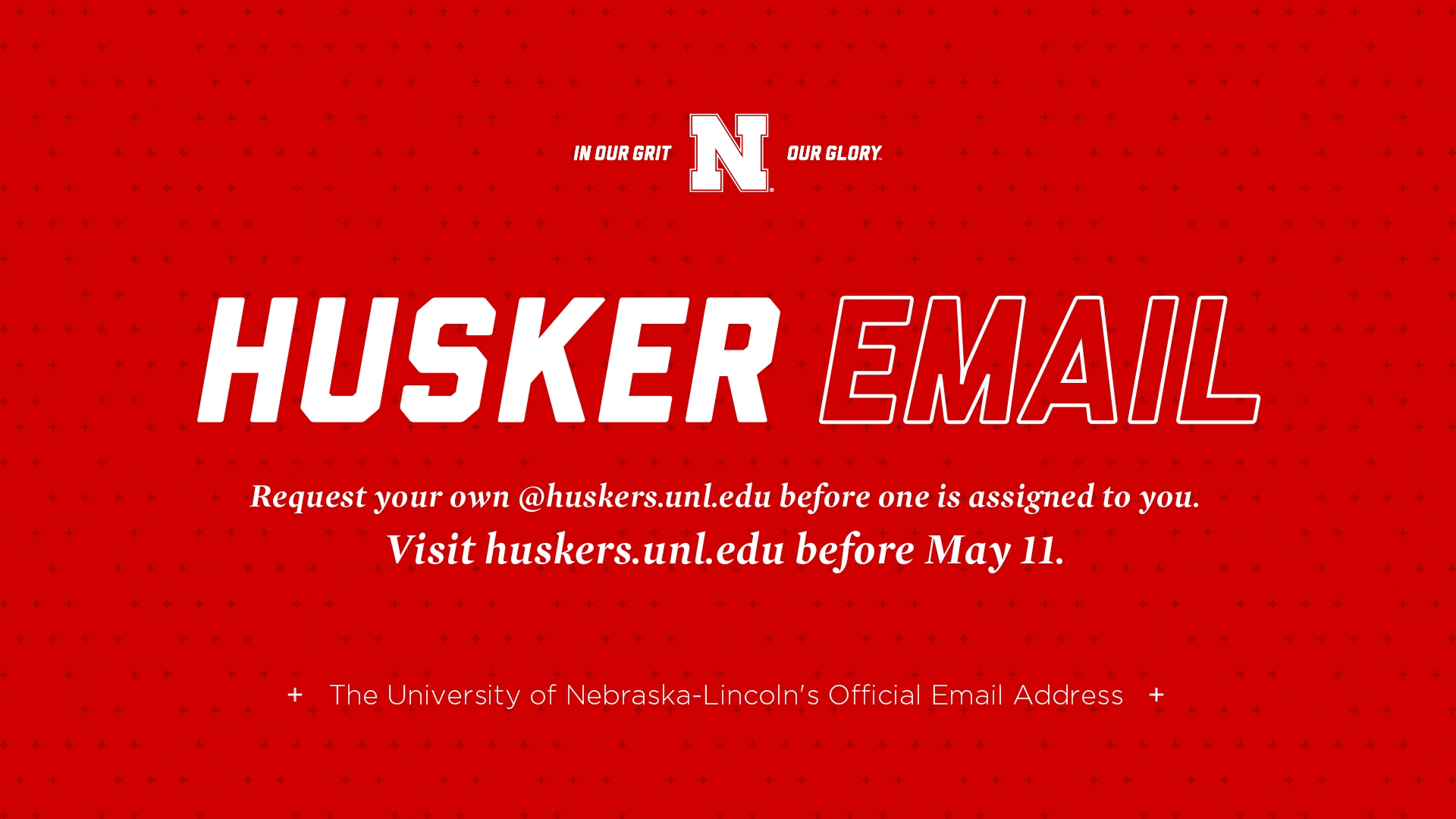 Choose Email Address By May 11 Announce University Of Nebraska Lincoln