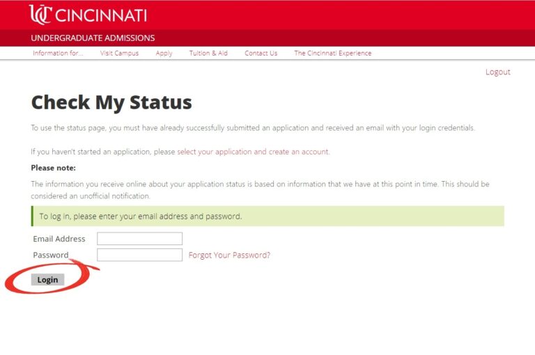 Confirm Your Admission University Of Cincinnati Admissions University Of Cincinnati