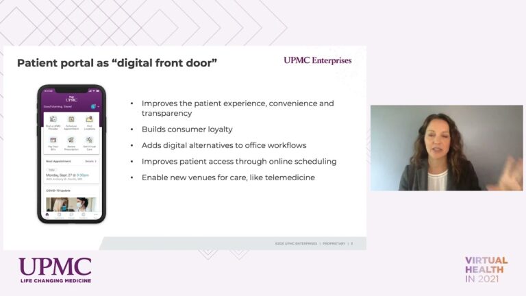 Connecting Patients To Their Care With MyUPMC UPMC Virtual Health Conference UPMC YouTube