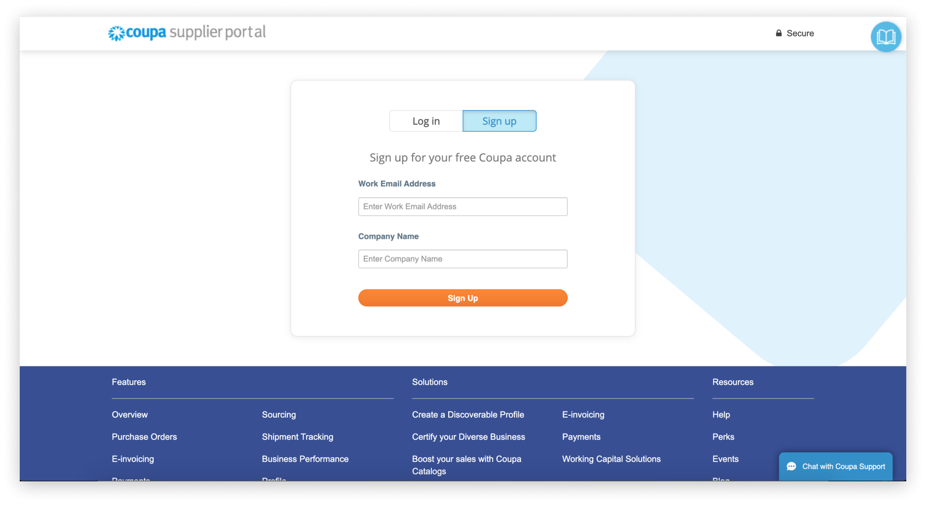 coupa supplier portal login