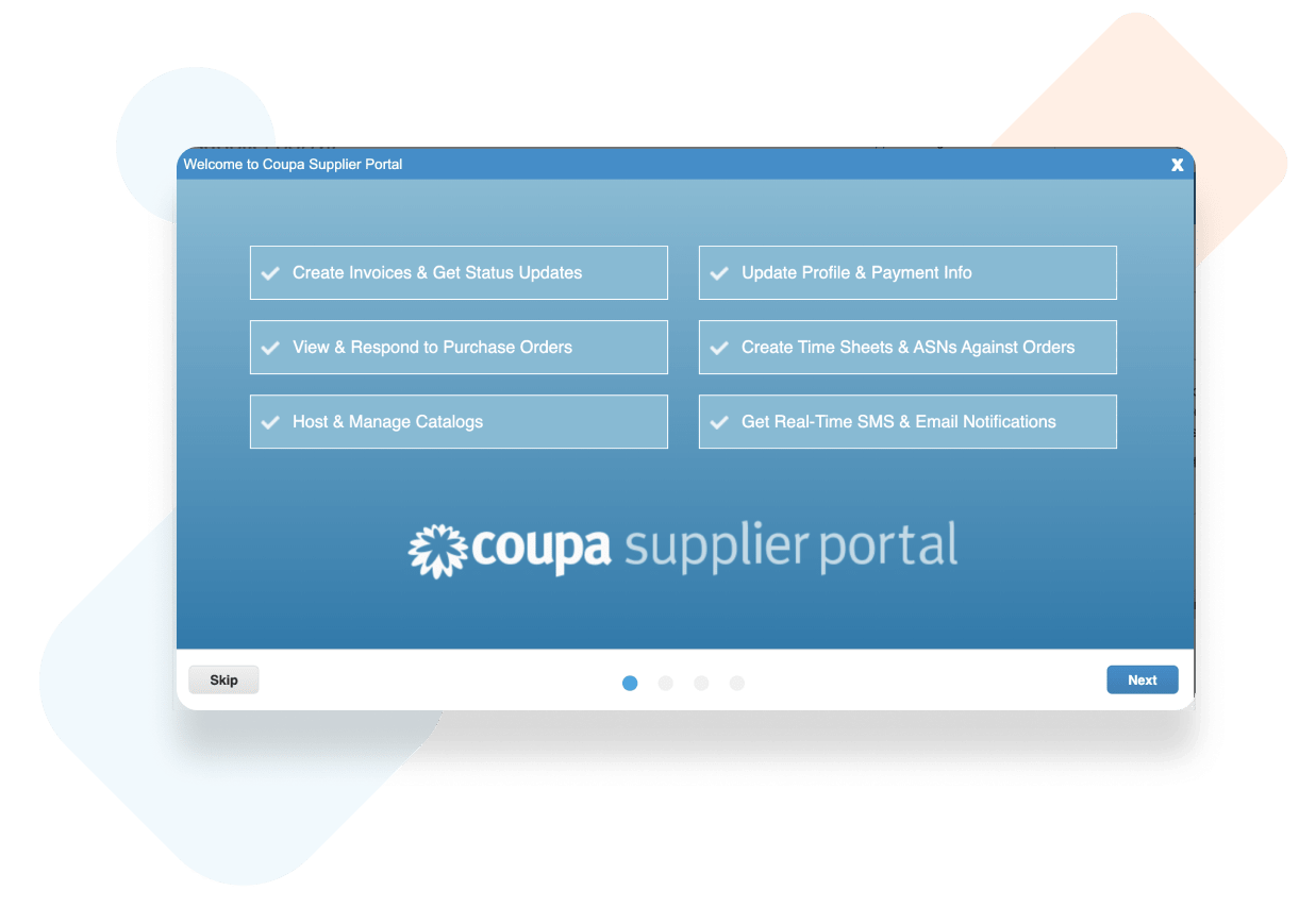 Creating An Account With Coupa Coupa Suppliers