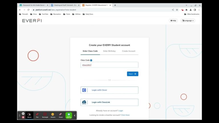 Creating An Everfi Account YouTube