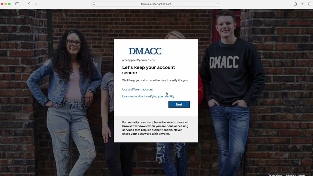 dmacc student login