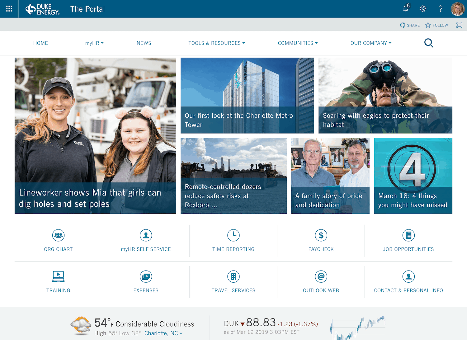 Duke Energy Aligning A New Intranet With Company Culture Step Two