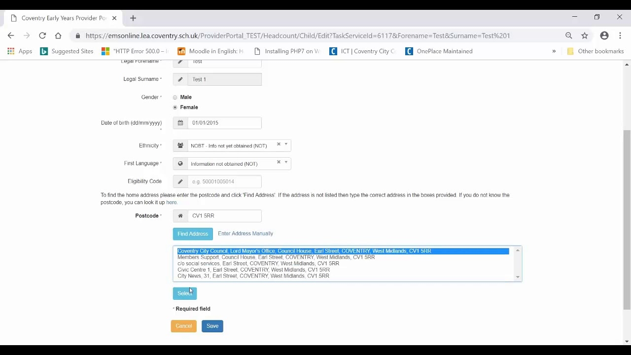 coventry login for providers