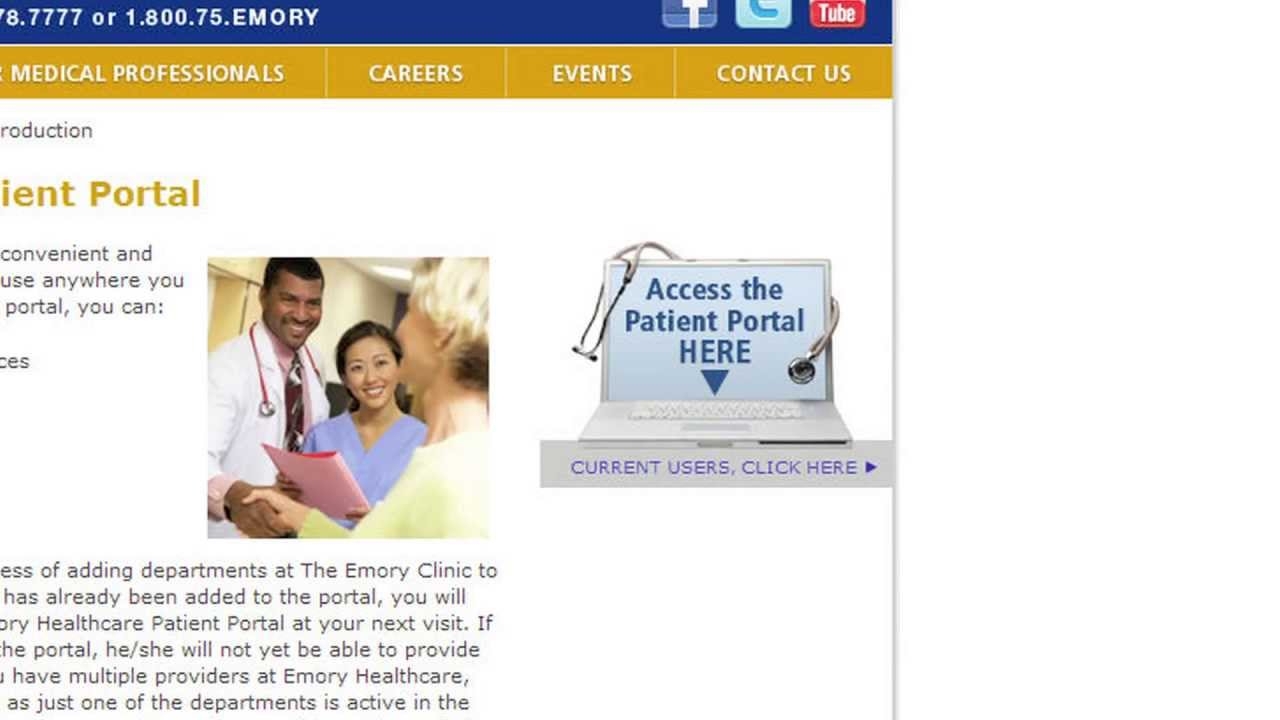 emory clinic login