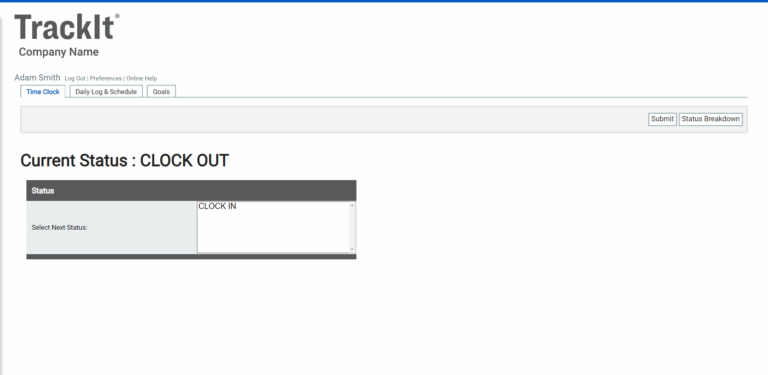 Employee Sign In Portal