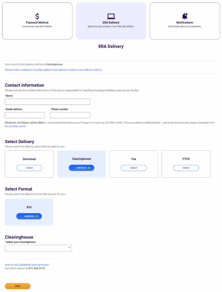 Enroll For EPayments With Clearing House Data Delivery