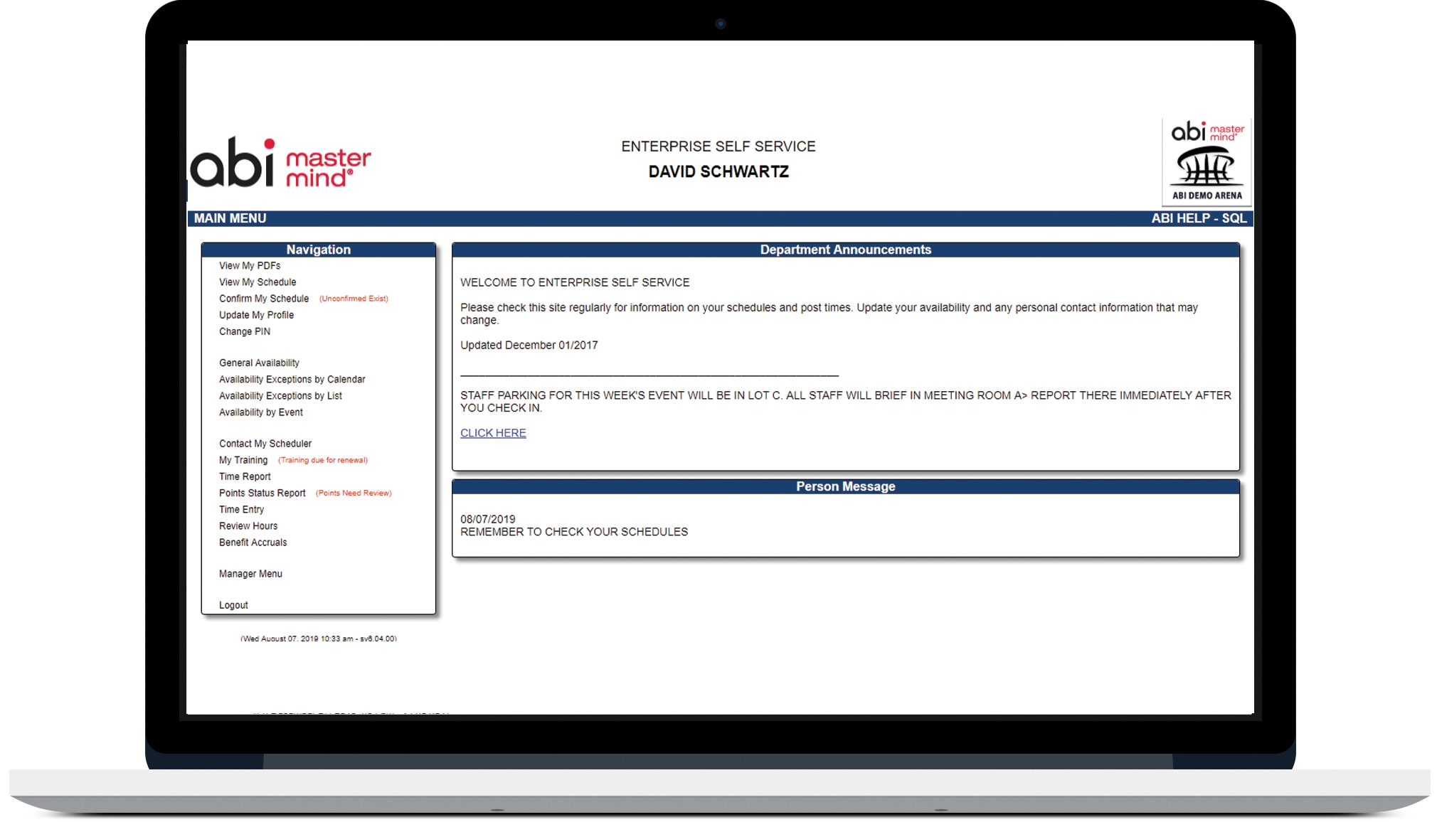 Enterprise Self Service ABI MasterMind 
