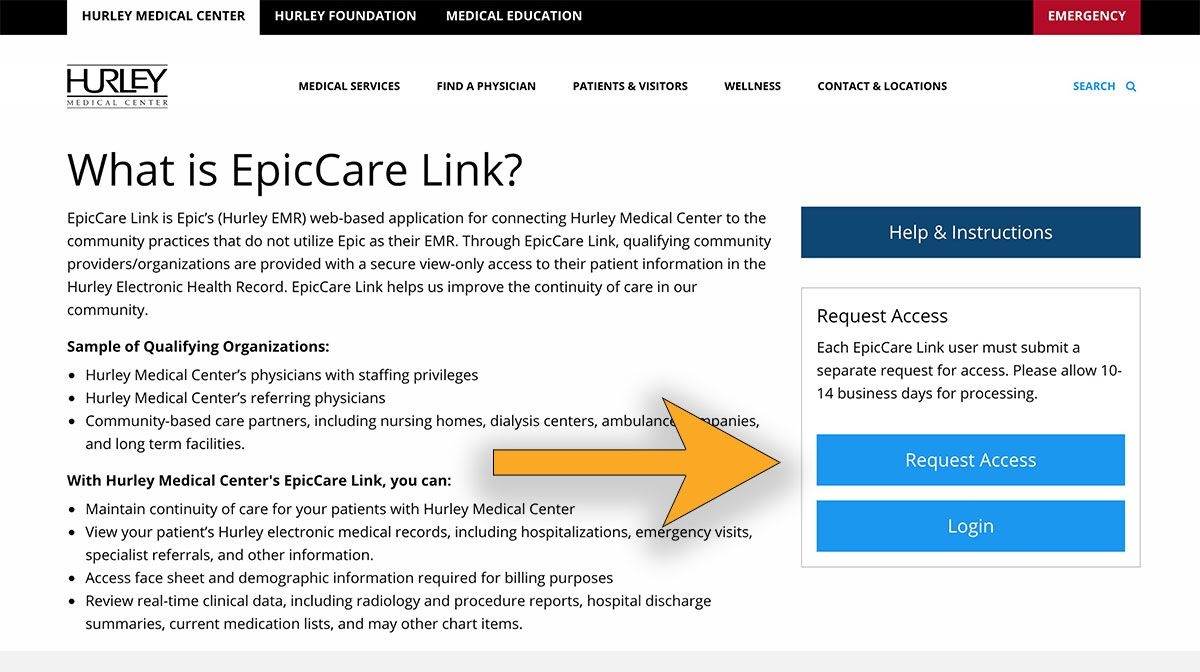 epiccare link provider portal login
