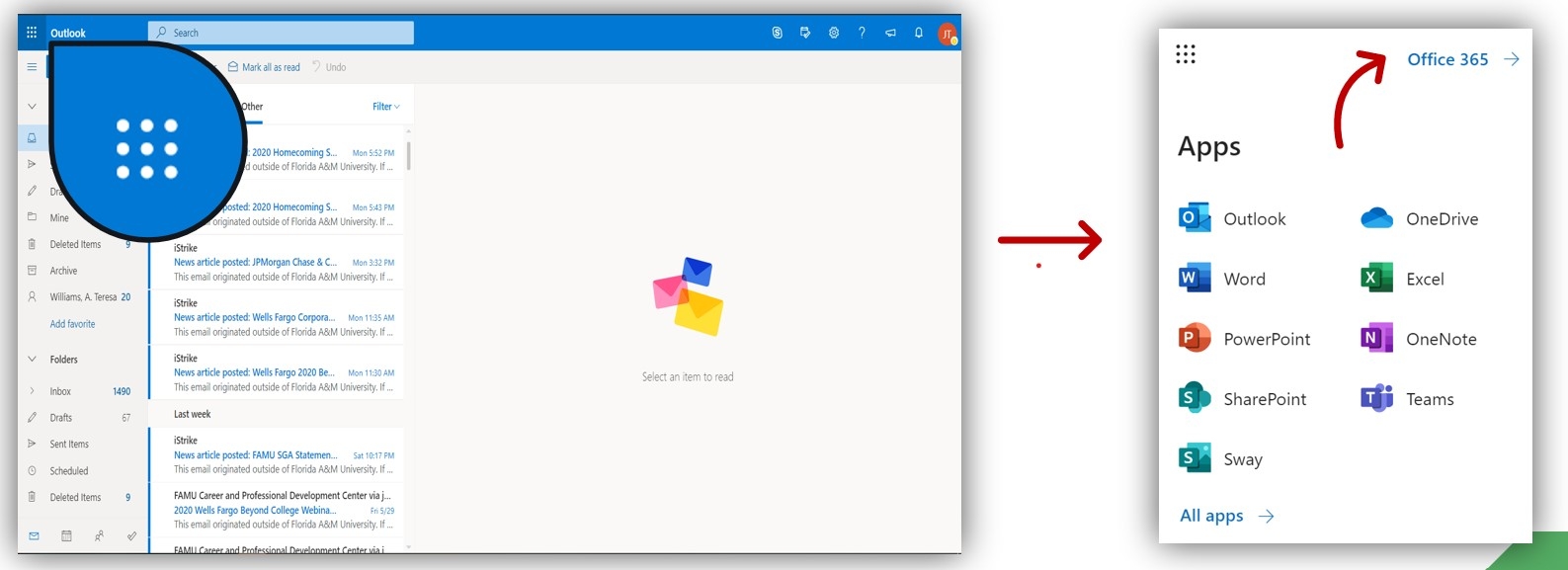 FAMU Outlook Email Microsoft Office 365