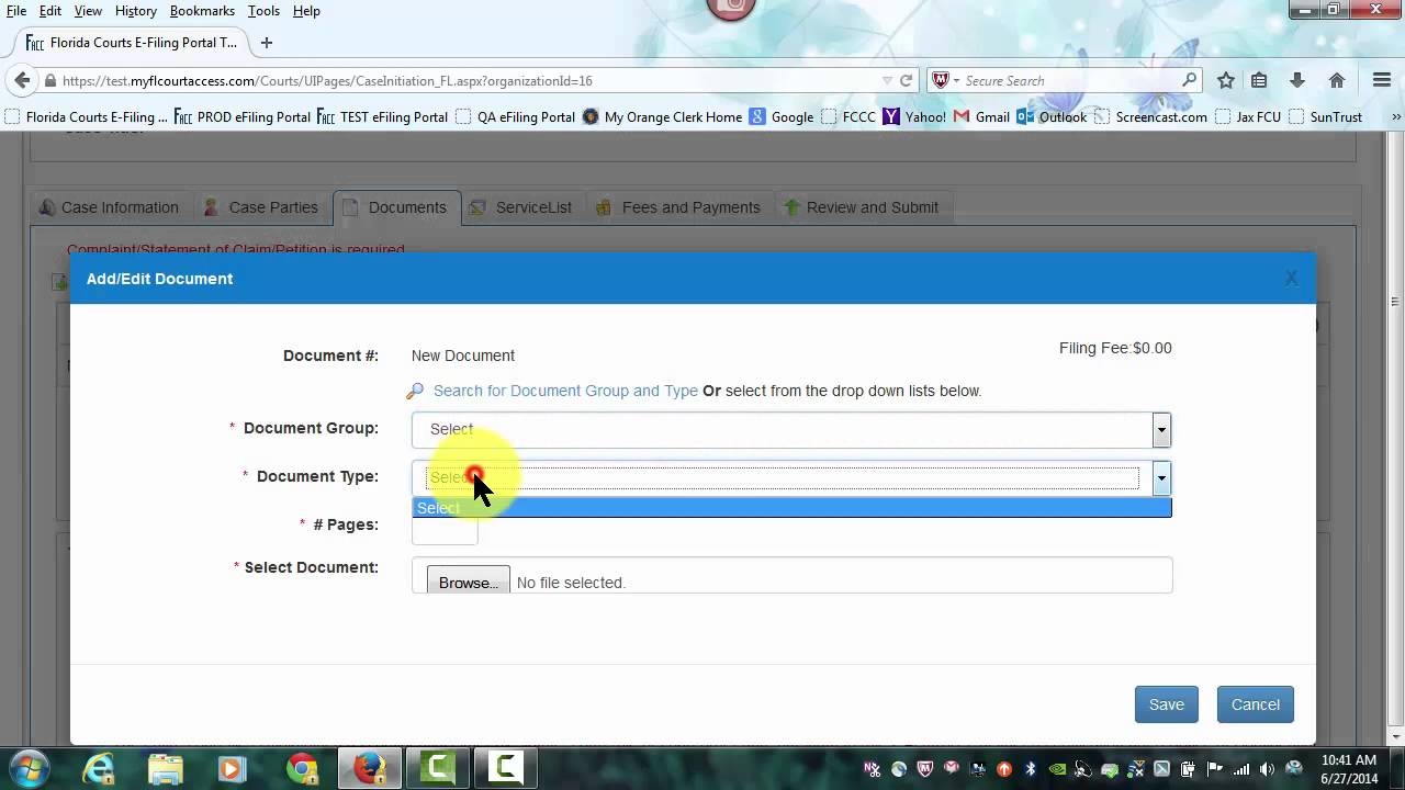 efiling portal florida login