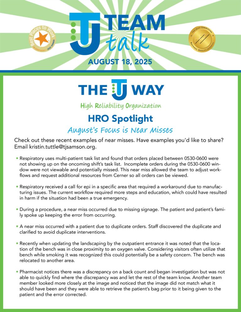 For Employees T J Regional Health