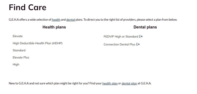 GEHA Find A Provider