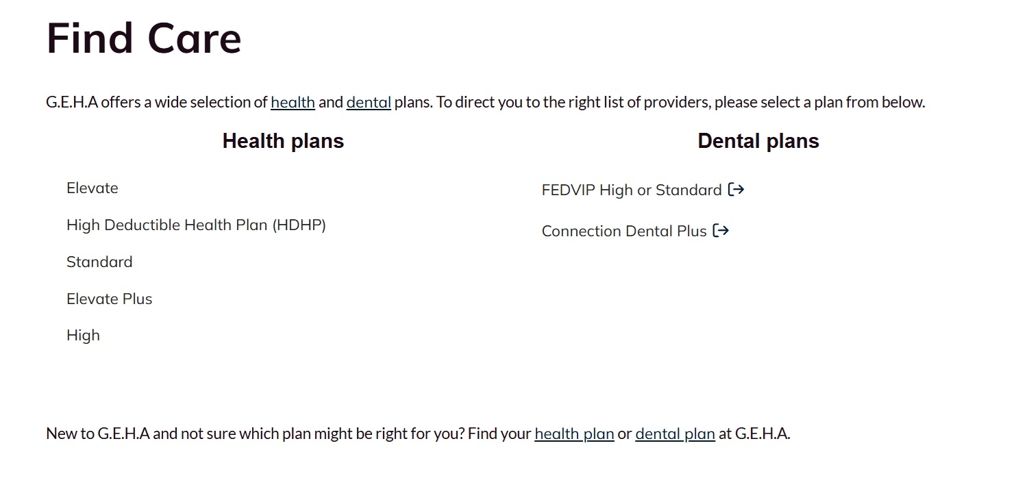 GEHA Find A Provider