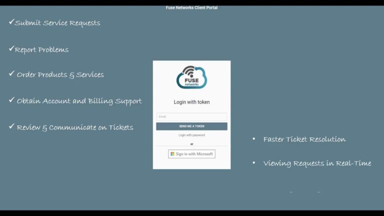 Getting Started With The Fuse Networks Client Portal Seattle Tacoma Puget Sound